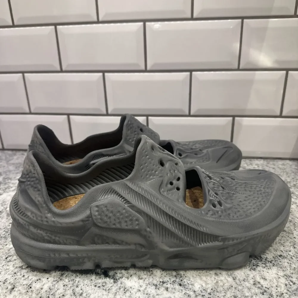 Nike Gray ispa sandals slides - Picture 4 of 11